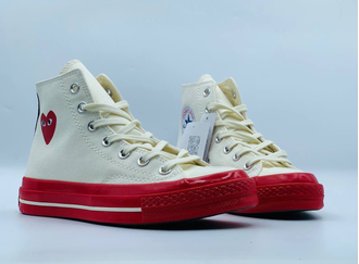CONVERSE X PLAY COMME DES GARCONS