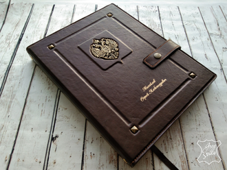 кожаный ежедневник, подарок руководителю, ежедневник купить, ежедневник на заказ, что подарить боссу