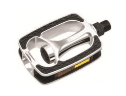 Педали алюминиевые с резиновыми вставками