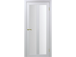 Межкомнатная дверь "Турин-521.22" белый монохром (стекло сатинато)