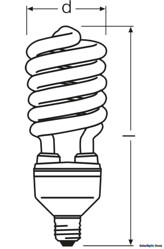 Osram Dulux EL HO 65w/865  E40