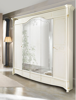 ШКАФ 5-ТИ ДВЕРНЫЙ БЕЗ КОРОНЫ ROSSINI 2515 (L277,5XP72XH260) CASA+39