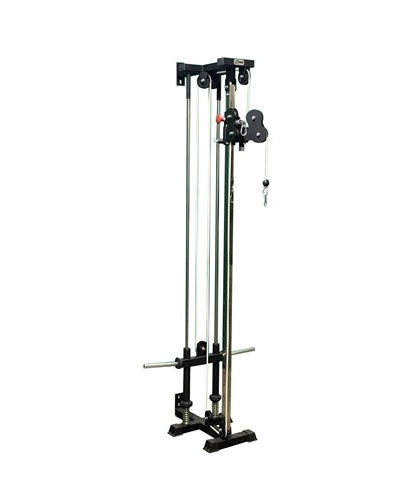 Блочная стойка с регулируемым двойным блоком, свободный вес, пристенная AV323/80