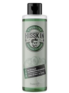 Белита-М Мужская косметика HISSKIN Мужской парфюмированный ГЕЛЬ-ШАМПУНЬ для волос и тела 2-в-1