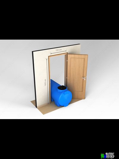 Емкость Экопром H 500 л черная