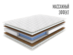 OrtoFoam массаж 4см +Кокос 1см +Войлок +НПБ (256 пр./кв.м.) + Войлок +Кокос 1см +OrtoFoam массаж 4см