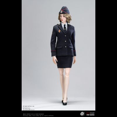 Сотрудница полиции МВД РФ - Коллекционная ФИГУРКА 1/6 Russian Police Force Internal Affairs Policewoman (EX056) - POPTOYS