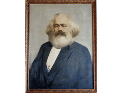 "Карл Маркс" холст масло Кудрявцев В.А. 1974 год