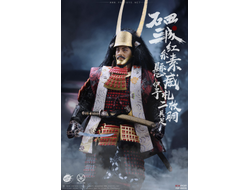 Исида Мицунари - Коллекционная ФИГУРКА 1/6 scale Ishida Mitsunari Red armor and accessories package (EX029) - POPTOYS