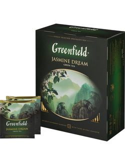 Чай Greenfield Jasmine Dream зеленый 100 пакетиков