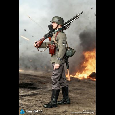ПРЕДЗАКАЗ - Немецкий пулеметчик - Коллекционная фигурка 1/6 WWII German Gunner – Friedrich (D80191) - DID ?ЦЕНА: 23500 РУБ.?