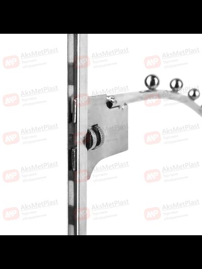 7SL7036A Крючок d-7мм волнообразный хром 9 шариков для профиля системы Vertical L=350 мм