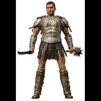 Римский гладиатор в чешуйчатой броне - КОЛЛЕКЦИОННАЯ ФИГУРКА 1/6 scale Imperial Legion Roman Gladiator Ares Version (HH18052) - HAOYUTOYS