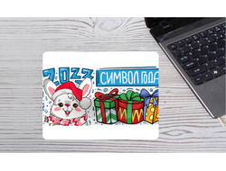 Коврик для мыши горизонтальный год Кролика №57