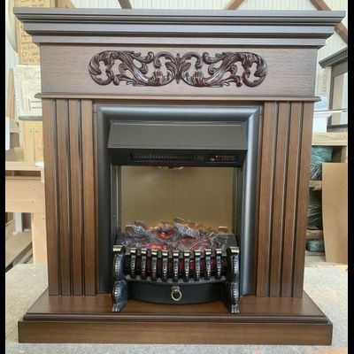 Электрокамин Кари LO с очагом Fobos