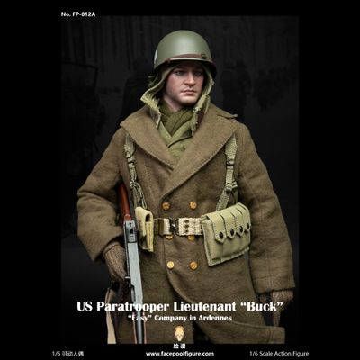 Американский десантник в Арденнах (зимняя форма) - КОЛЛЕКЦИОННАЯ ФИГУРКА 1/6 US Paratrooper Lieutenant Buck (FP-012A) - Facepoolfigure
