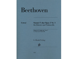 Beethoven. Sonate F-Dur op.5,1 für Violoncello und Klavier
