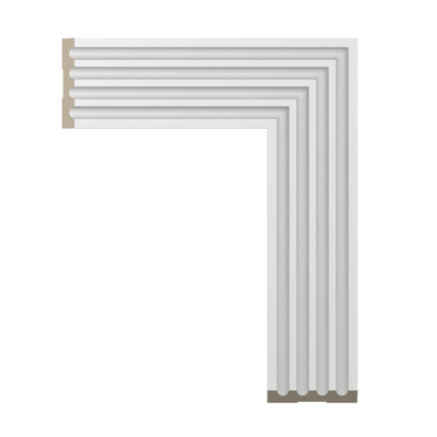 Наличник Ultrawood N 003 i, архитектурный ЛДФ, грунт под покраску, (2000x83x12 мм)