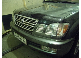 Дефлектор капота темный LEXUS LX470 (Logo) 1998-2007,