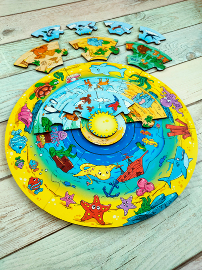 Пазл-пирамида "Земля"