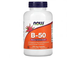 (NOW) Vitamin B-Complex 50 mg - (250 табл)