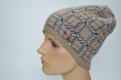 Шапка шотландская клетка Визио Италия