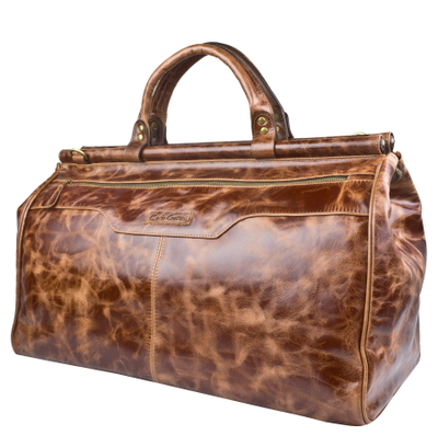Кожаный саквояж Otranto Premium cognac (арт. 4006-53)