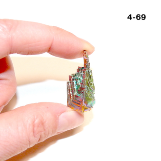 Висмут выращенный (кристалл) №4-69: 8,4г - 28*12*12мм