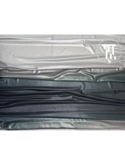 Бифлекс голограмма градиент, цв. Черный + Серебро