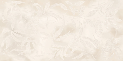ArtWall, 60х120 см, керамогранит, Цветы Слоновая Кость Матовый Ректификат, K958021R