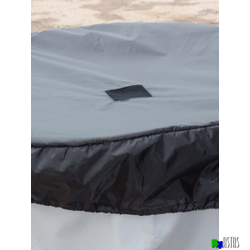 Складная емкость для воды EKUD на 2500 литров (h=100см) с крышкой