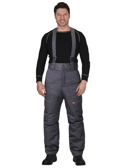 Брюки зимние универсальные тёмно-серые, тк. Орион