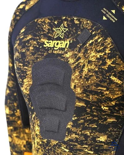 Гидрокостюм неопрен 7мм Sargan "НЕМАН 2.0" камо RD2.0 эластичный р.L-52
