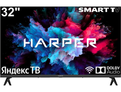 Телевизор Harper 32R750TS  32"  HD Ready  Яндекс ТВ  Черный