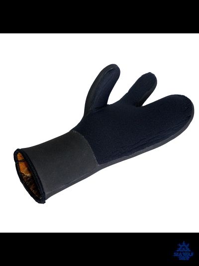 Рукавицы неопреновые 7мм Marlin NORD camo 3х-палые ОП р.M