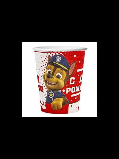 Стаканы "Щенячий патруль", 6 шт