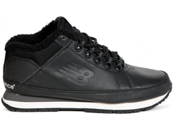 New Balance 754 Black Кожаные с мехом
