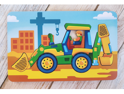Пазл - конструктор "Трактор"