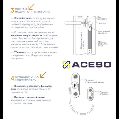 Умное окно - автоматическая система проветривания помещения, доводчик на окно