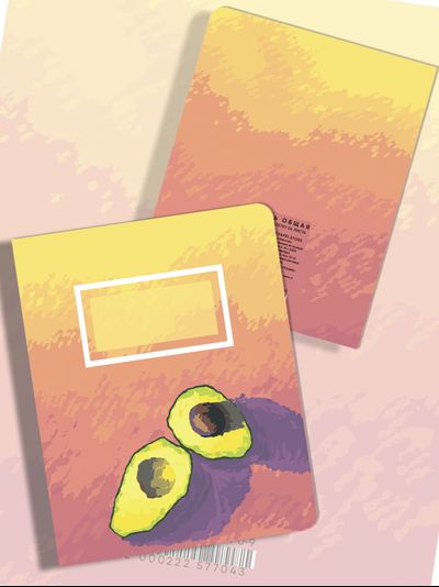 Тетради с Авокадо Avocado 5 дизайнов - 24 листа