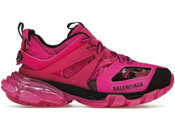 Balenciaga Track Sneaker Clear Sole Dark Pink женские
