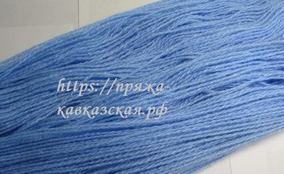 кавказская пряжа в три нити цвет джинс