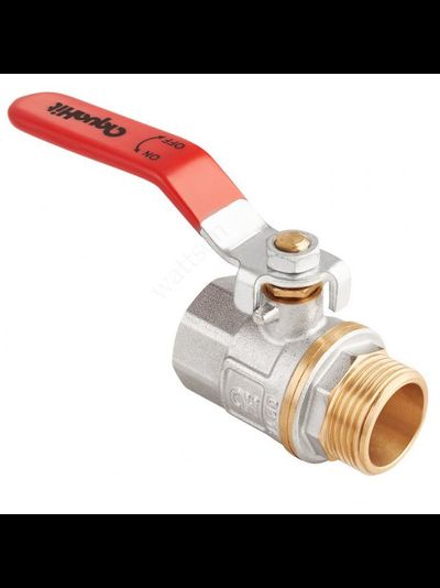 Кран шаровый (ручка-рычаг) внутренняя-наружная резьба /AquaHit™/