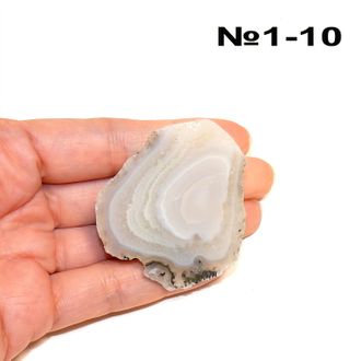 Агат натуральный (горбушка) Тиман №1-10: 47,6г - 50*45*18мм
