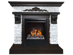 Электрокамин Остия BL с очагом 3D Olympic