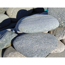 Гранитный булыжник, серо-синий, фракция 100-200 мм