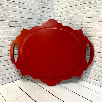 Поднос 240*300 мм с росписью Хохлома