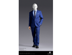 Классический мужской костюм (синий) - 1/6 The British Agent Suit (X-39A) - POPTOYS