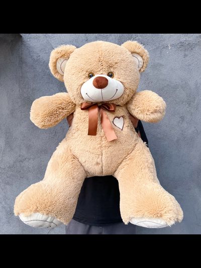 Плюшевый медведь 120 см кремовый Феликс