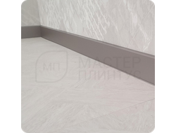 Плинтус ХДФ Dollken Cubu Flex Life 80мм Х 2,5 м 1246 Серебро платина в интерьере 4